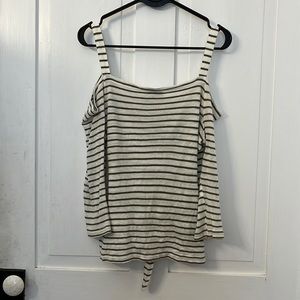 Lucky brand tie back top
